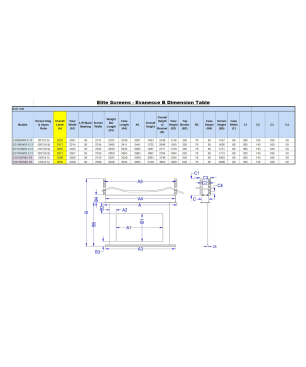 ELITE SCREENS EVANESCE TAB TENSION B SERIEWeiß / 16:9 / 244 x 137 (Vorlauf 20cm) Beamer Leinwand