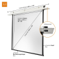 CELEXON Motor Expert Deckeneinbauleinwand, Bildbreite: 160 cm