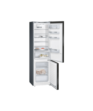 SIEMENS KG39E8XBA iQ500 Kühlgefrierkombination (B, 119 kWh, 2010 mm hoch, black inox-antifingerprint)