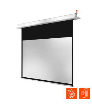 CELEXON Motor Professional Plus Deckeneinbauleinwand, Bildbreite: 300 cm