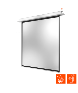 CELEXON Deckeneinbau Pro+ Deckeneinbauleinwand, Bilddiagonale (Zoll): 133 Zoll