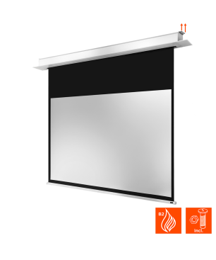 CELEXON Deckeneinbau Pro+ Deckeneinbauleinwand, Bildbreite: 240 cm