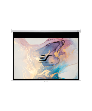 ELITE SCREENS MANUELL -HT-Weiß / 16:9 / 244 x 137 Beamer Leinwand