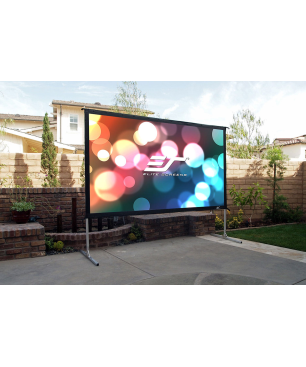 ELITE SCREENS YARD MASTER 216:9 / CineWhite (Projektion von vorne) / 299 x 168 Beamer Leinwand