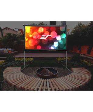 ELITE SCREENS YARD MASTER 216:9 / CineWhite (Projektion von vorne) / 299 x 168 Beamer Leinwand