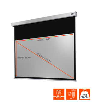 CELEXON Professional Plus Motorleinwand, Bildhöhe: 158 cm