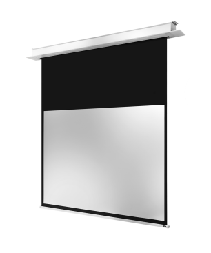 CELEXON Motor Professional Plus Deckeneinbauleinwand, Bildhöhe: 125 cm