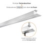 CELEXON Motor Professional Plus Deckeneinbauleinwand, Bildhöhe: 125 cm