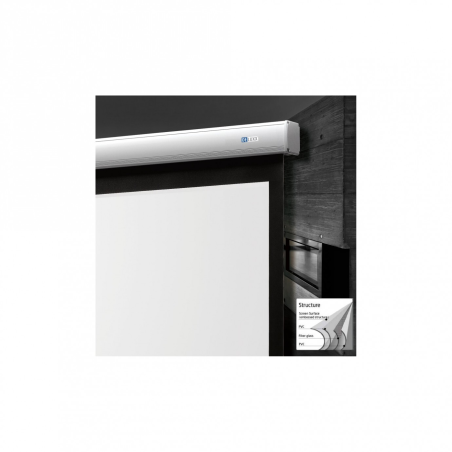 CELEXON Advanced - Elegance Mattweiss Polaro Motorleinwand, Bildbreite: 240 cm