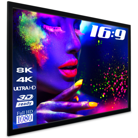 ESMART Professional MIRALE Akustik-Rahmen 266 x 149 cm (120") 16:9 Rahmen-Leinwand