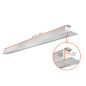 CELEXON Deckeneinbau Pro+ Deckeneinbauleinwand, Bildhöhe: 180 cm