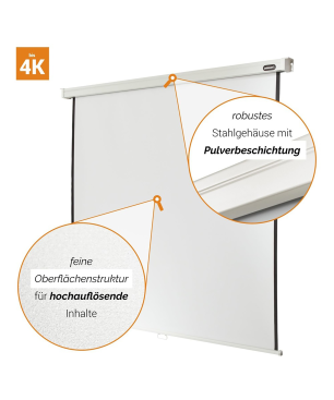 CELEXON Professional Rolloleinwand, Bildhöhe: 270 cm