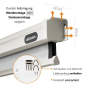 CELEXON Professional Rolloleinwand, Bildbreite: 270 cm