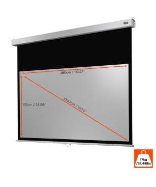 CELEXON Professional Plus Rolloleinwand, Bilddiagonale (cm): 330 cm