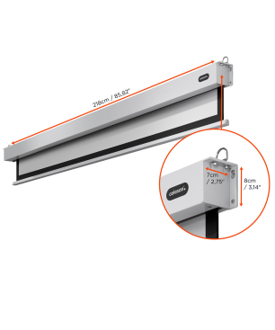 CELEXON Professional Plus Motorleinwand, Bilddiagonale (Zoll): 90 Zoll