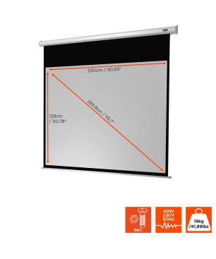 CELEXON Economy Motorleinwand, Bildbreite: 230 cm, weiß