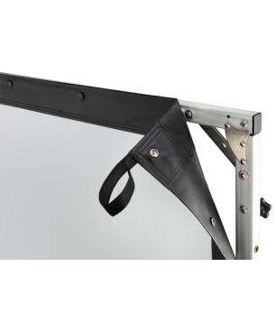 CELEXON 1090829 Faltrahmen Mobil Expert 406 x 254 cm Rückprojektion mobile Faltrahmenleinwand