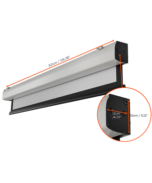 CELEXON Expert XL Motorleinwand, Bildbreite: 300 cm