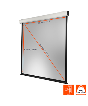 CELEXON Expert XL Motorleinwand, Bildhöhe: 400 cm