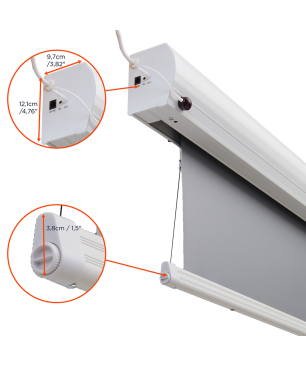 CELEXON HomeCinema Tension Dynamic Slate ALR Tensionleinwand