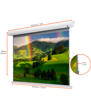 CELEXON HomeCinema Tension Dynamic Slate ALR Tensionleinwand