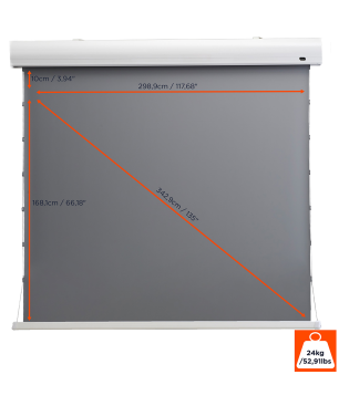 CELEXON HomeCinema Tension Dynamic Slate ALR Tensionleinwand