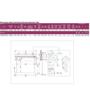 ELITE SCREENS SAKER TAB TENSIONWeiß / MaxWhite FG / 244 x 137 (16:9)(Vorlauf 30cm) Beamer Leinwand