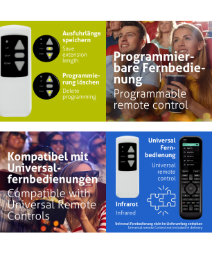 ESMART Professional TATENSO Akustik 295 x 165 cm (133") 16:9 Tension-Leinwand