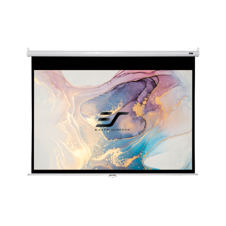 ELITE SCREENS MANUELL -HT-Weiß / 16:9 / 203 x 115 Beamer Leinwand