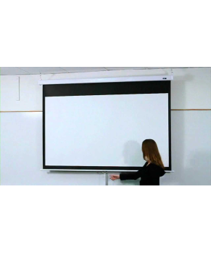 ELITE SCREENS MANUELL -HT-Weiß / 16:9 / 203 x 115 Beamer Leinwand