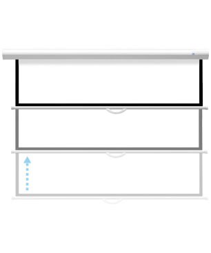 CELEXON Advanced - Slowmotion Mattweiss Polaro Rolloleinwand weiß