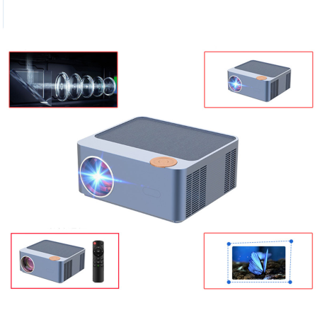 BRIGHTAKE A268 Beamer(HDR 4K) Blau