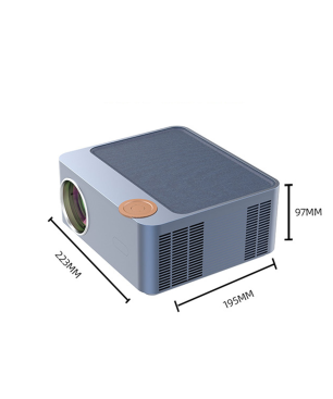 BRIGHTAKE A268 Beamer(HDR 4K) Blau