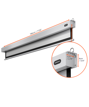CELEXON Professional Plus Motorleinwand weiß