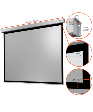 CELEXON Professional Plus Rolloleinwand, Bildbreite: 280 cm