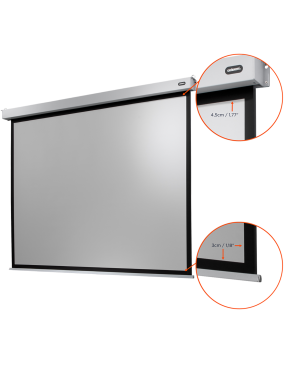 CELEXON Professional Plus Motorleinwand, Bildhöhe: 135 cm