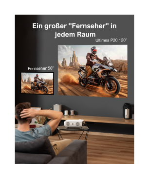 ULTIMEA Native 1080P Beamer(Full-HD, 300 ANSI-Lumen)