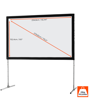 CELEXON Mobil Expert Beamer Leinwand, Bildbreite: 244 cm