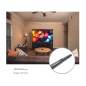 ELITE SCREENS EZ CINEMA PLUS16:9 / MaxWhite 2 TAB-TENSION / 178 x 100 Beamer Leinwand