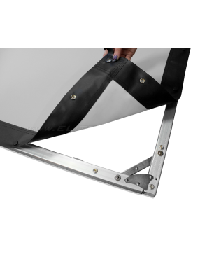 ELITE SCREENS YARD MASTER 216:9 / WraithVeil-Dual (Projektion von vorne & hinten) / 222 x 125 Beamer Leinwand