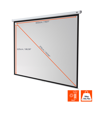 CELEXON Economy Rolloleinwand weiß