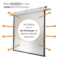 CELEXON Motor Expert Deckeneinbauleinwand, Bildbreite: 200 cm