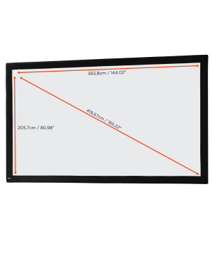CELEXON Mobil Expert Beamer Leinwand, Bildbreite: 366 cm