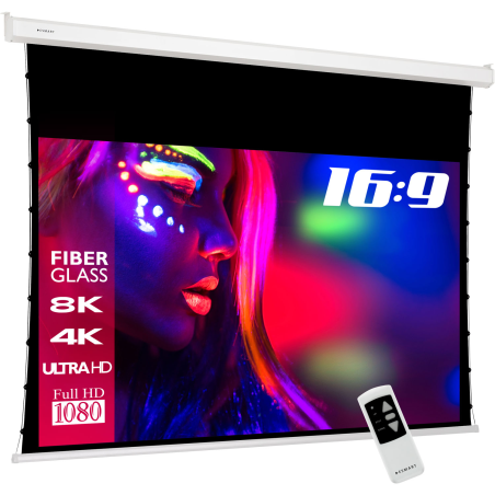 ESMART Professional TATENSO Tageslicht GRAU 160 x 90 cm (72") 16:9 Tension-Leinwand