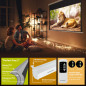 ESMART Professional TATENSO Tageslicht GRAU 160 x 90 cm (72") 16:9 Tension-Leinwand