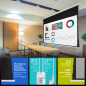 ESMART Professional TATENSO Tageslicht GRAU 160 x 90 cm (72") 16:9 Tension-Leinwand