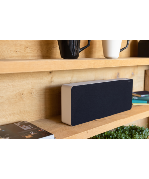 BRAUN Audio LE01 Bluetooth Lautsprecher App-steuerbar, Bluetooth, Weiß