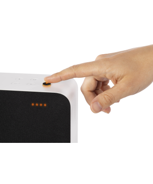 BRAUN Audio LE01 Bluetooth Lautsprecher App-steuerbar, Bluetooth, Weiß