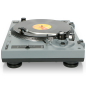 LENCO L-3808 Matt Grey Plattenspieler (Grau)