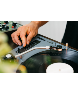 LENCO L-3808 Matt Grey Plattenspieler (Grau)